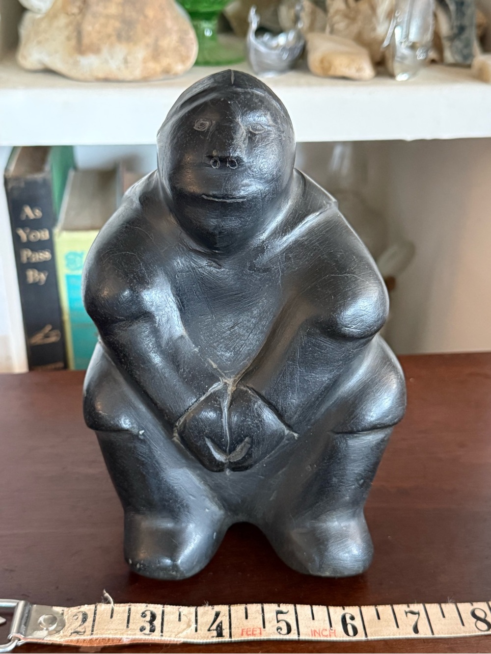 Inuit Soapstone by David Iqutaaq from Qamani’tuaq (Baker Lake)